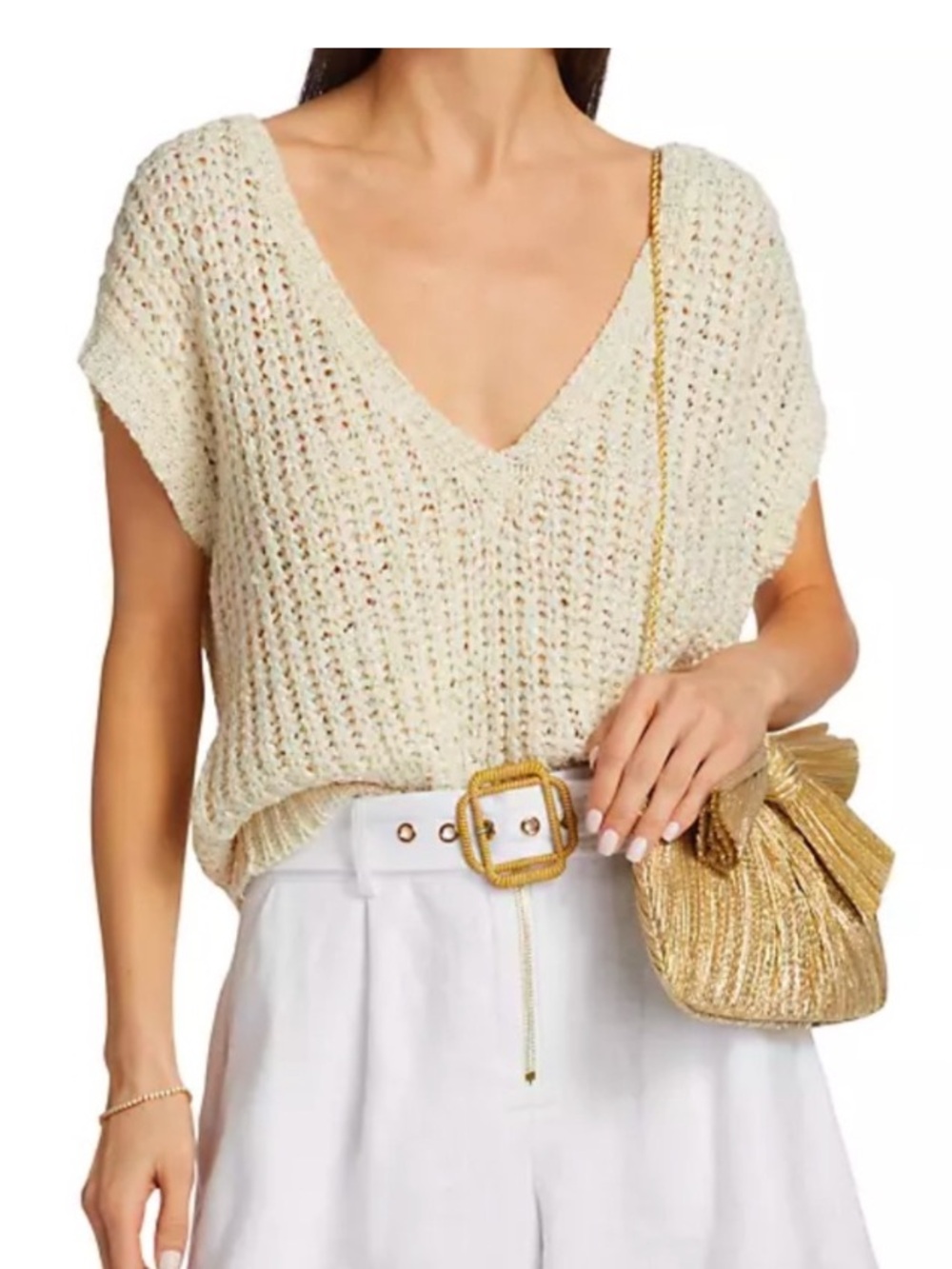 Ramy Brook Soraya V-Neck Sweater Vest